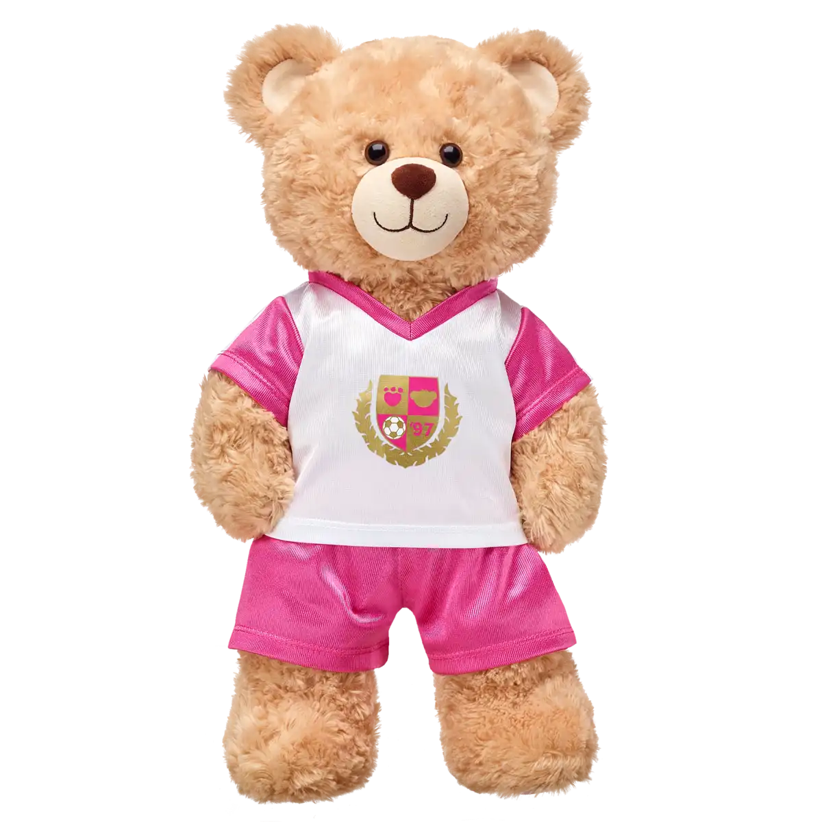 Pink/weißes Sport-Outfit