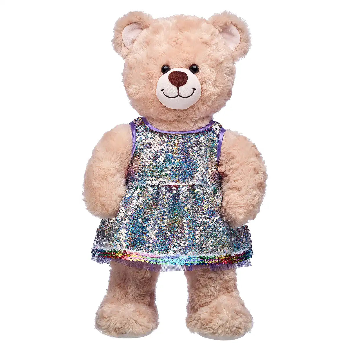 Regenbogen-Flip-Paillettenkleid