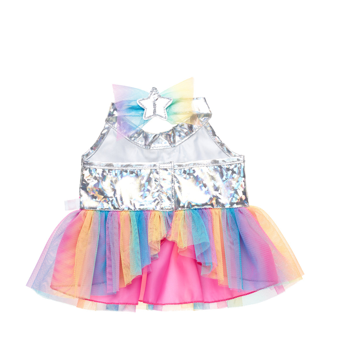 Regenbogen Halterneck Kleid