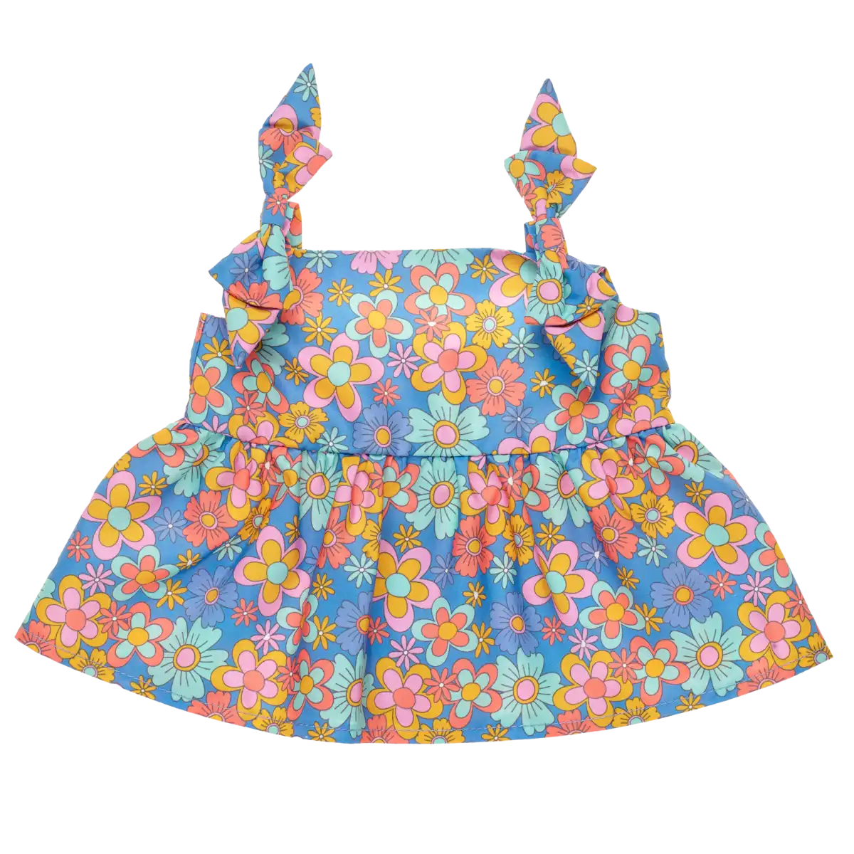 Retro Blumen Kleid