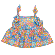 Retro Blumen Kleid