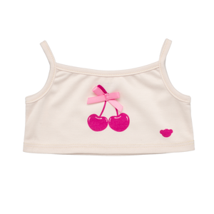 T-shirt med kirsebærprint