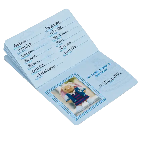 Build-A-Bear bamsepas rød