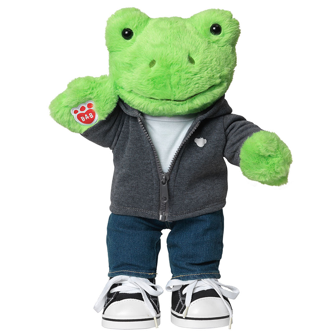 Green Spring Frog mit Kapuzenpullover