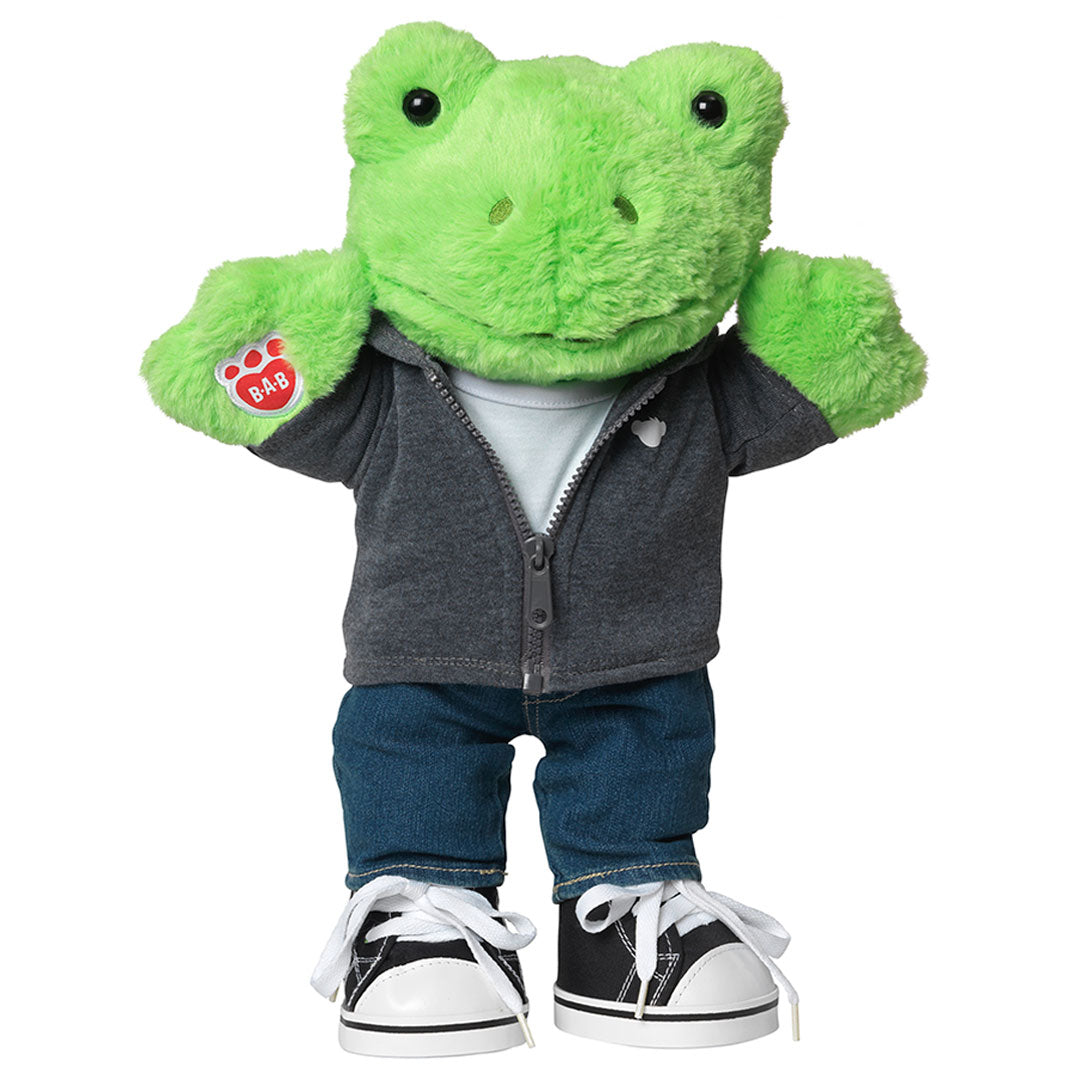 Green Spring Frog mit Kapuzenpullover