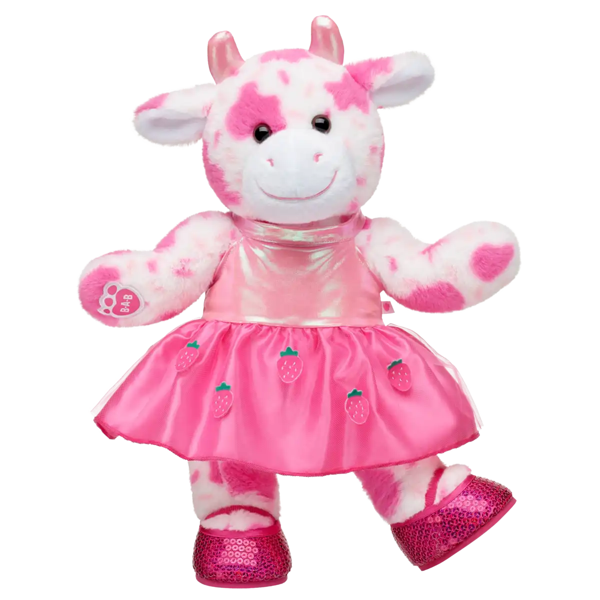 Erdbeer Halterneck Kleid