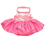 Erdbeer Halterneck Kleid