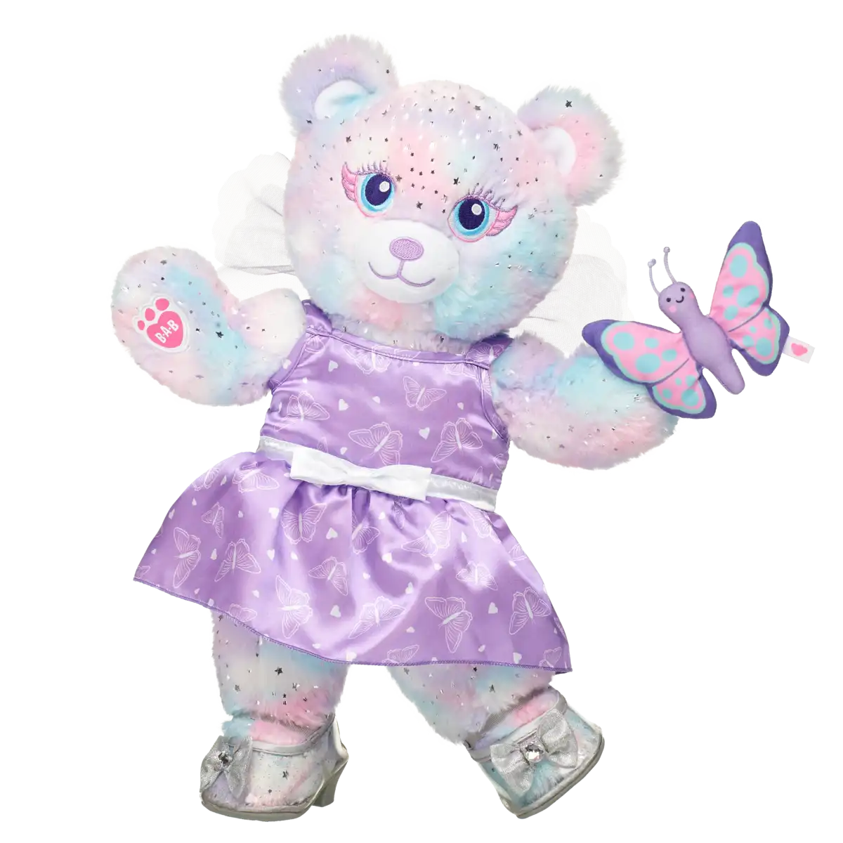 Lila Butterfly Kleid