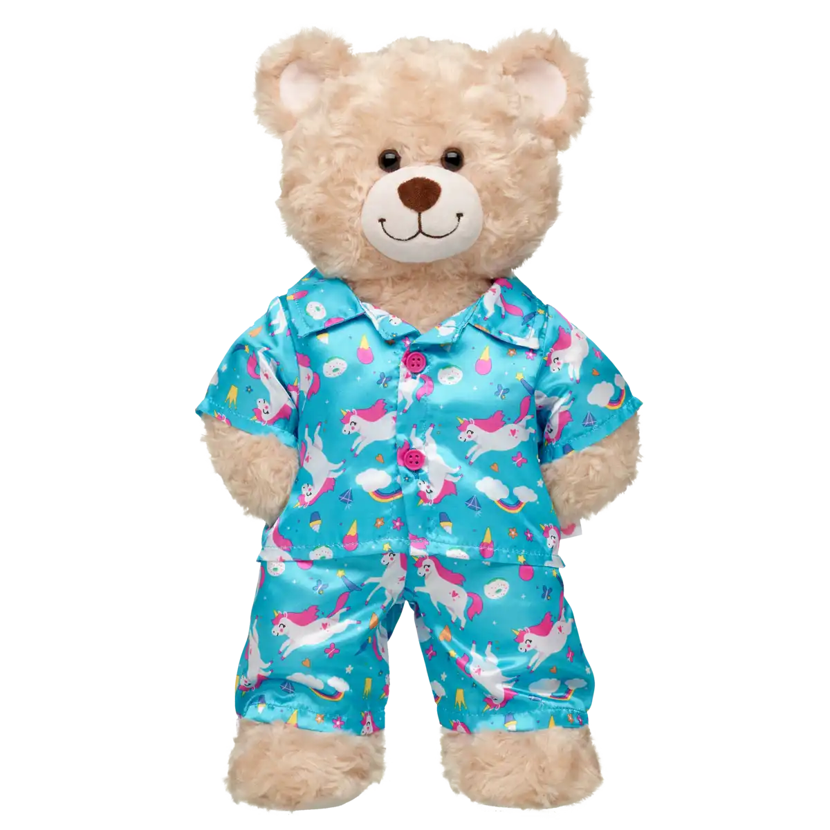 Regenbogen-Blaue Einhorn-Pyjama