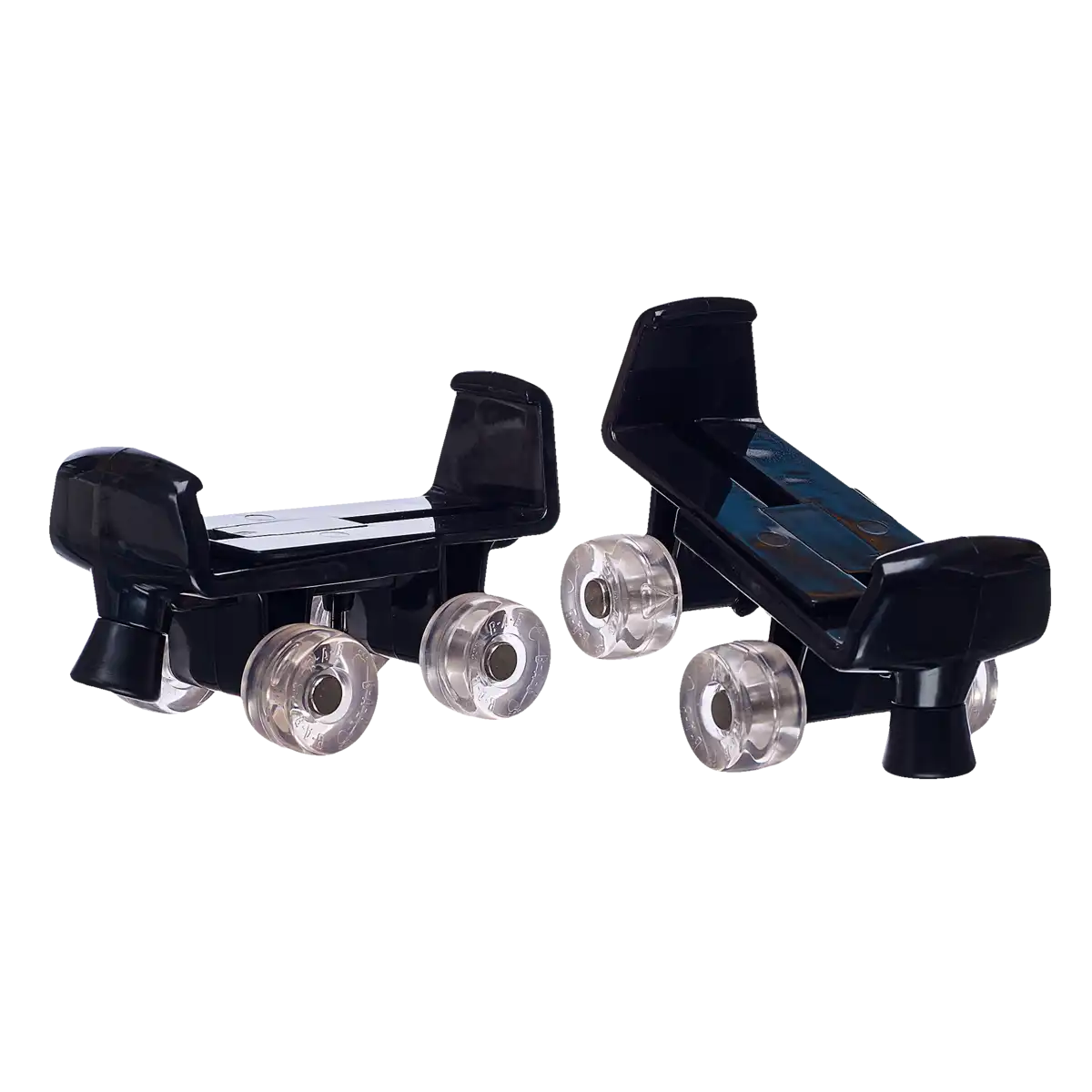 Schwarze Rollschuhe