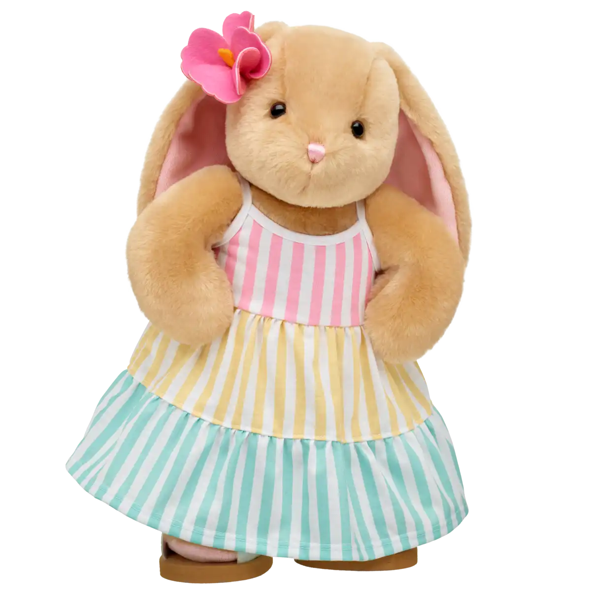 Gestreiftes Maxi-Kleid