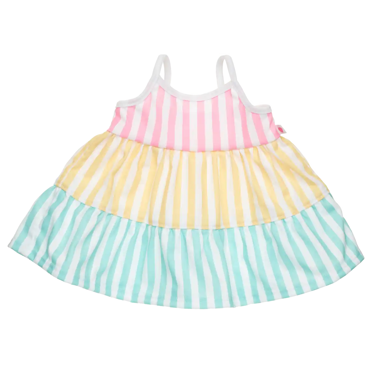 Gestreiftes Maxi-Kleid