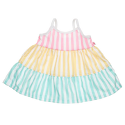 Gestreiftes Maxi-Kleid