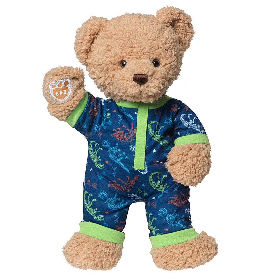 Zeitloser Teddy im Pyjama