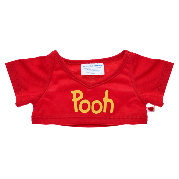 Rotes Pooh T-Shirt