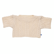 Aran-strikket sweater