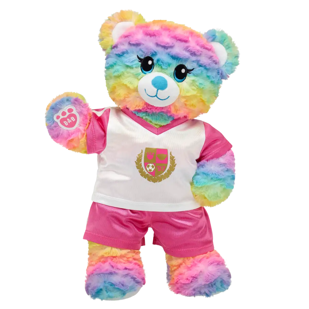 Fodboldsæt i pink og hvid