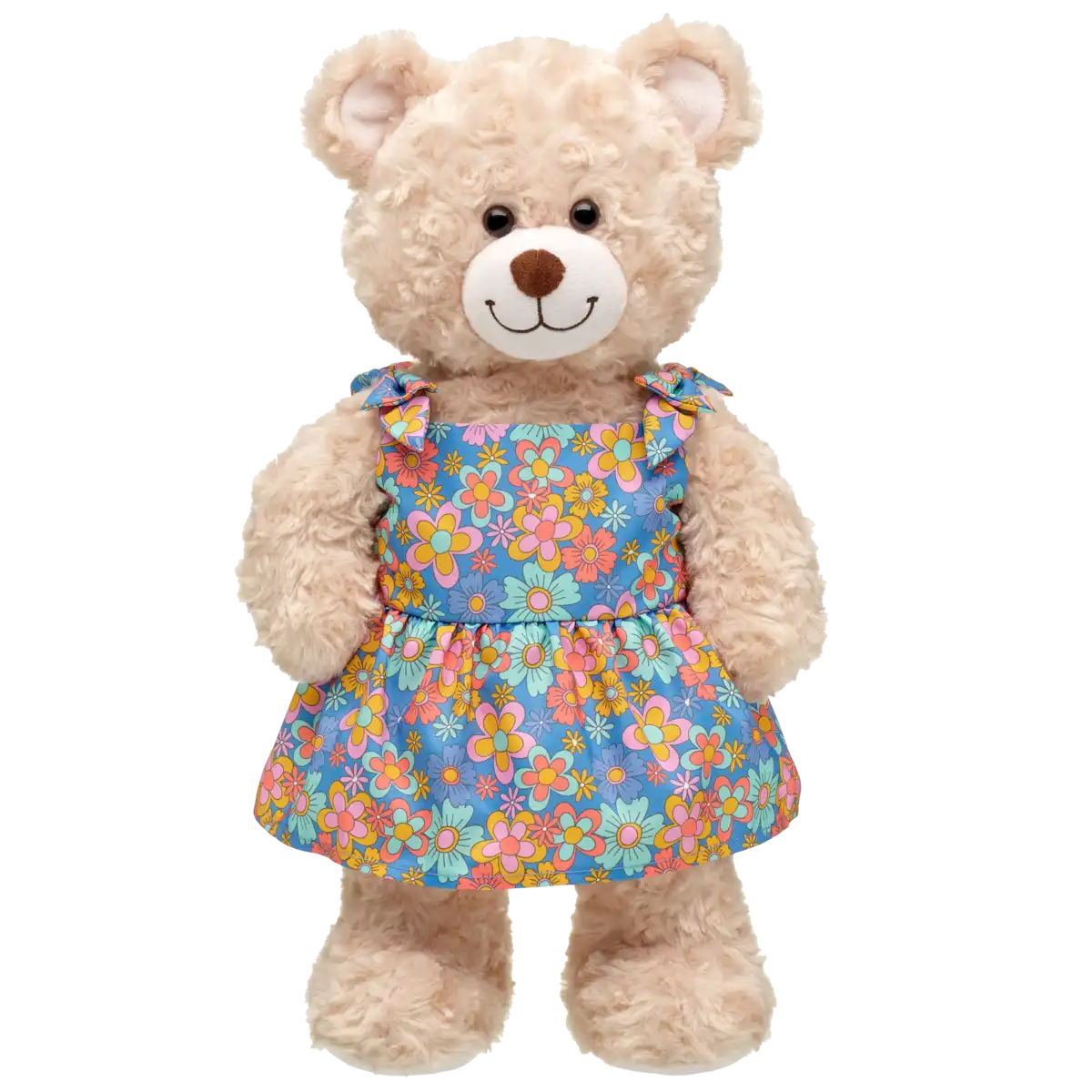 Retro flower kjole