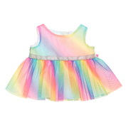 Regenbogen-Ombre-Kleid