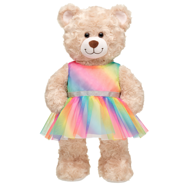 Regenbogen-Ombre-Kleid