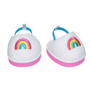 Rainbow slippers