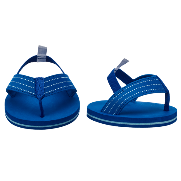 Blaue Flip Flops