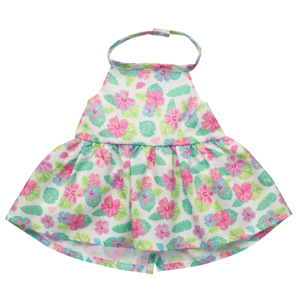 Tropisches Blumenkleid