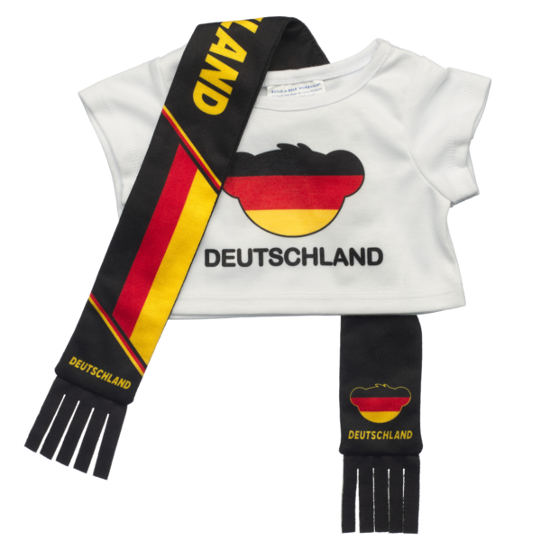 Deutschland-Schal & T-Shirt Set