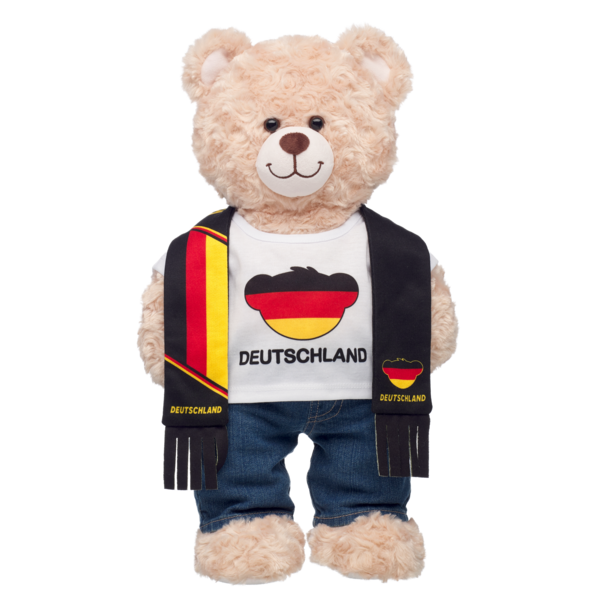 Deutschland-Schal & T-Shirt Set