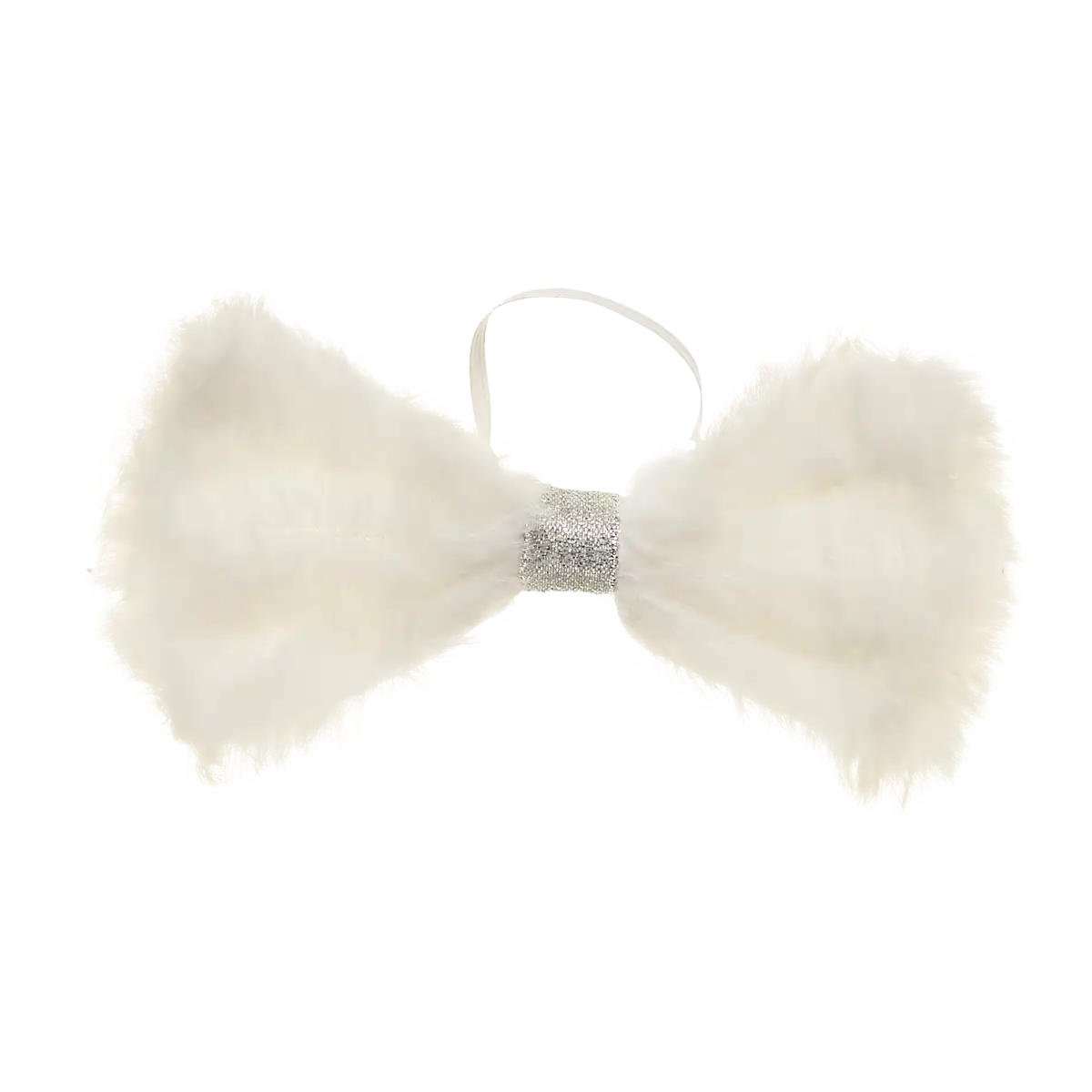 Weiße Fellschleife