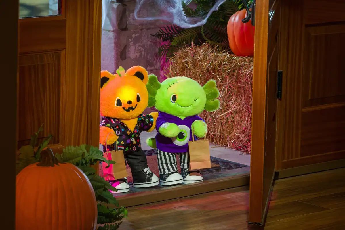 Light Up Pumpkin Bear