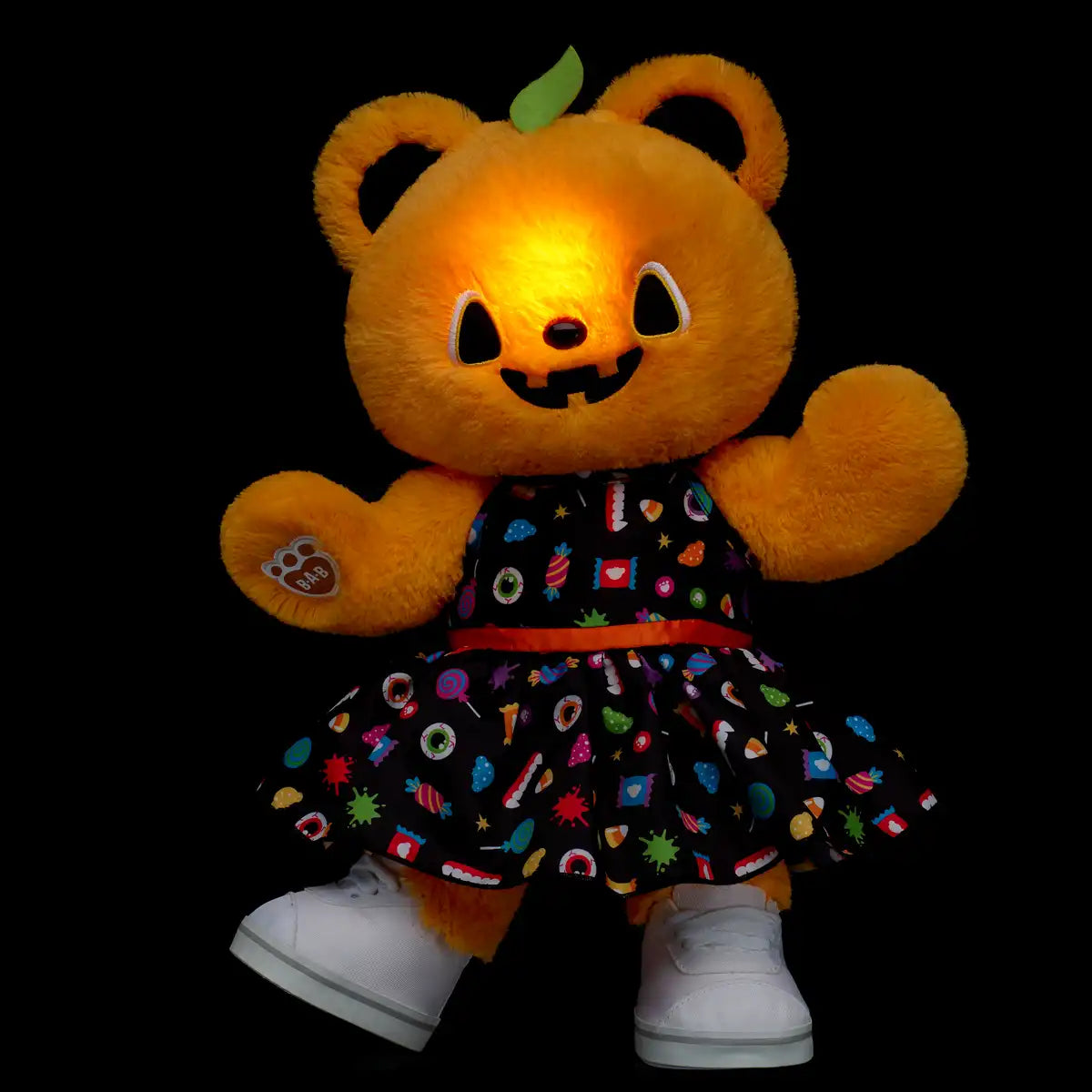 Light Up Pumpkin Bear