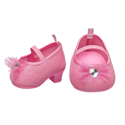 Rosa hochhackige Schuhe