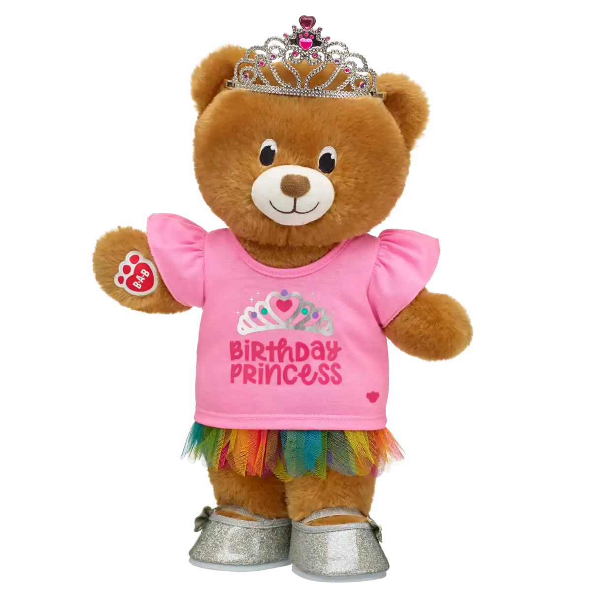 Lyserød prinsesse fødselsdags t-shirt