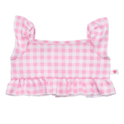 Pink Gingham Top