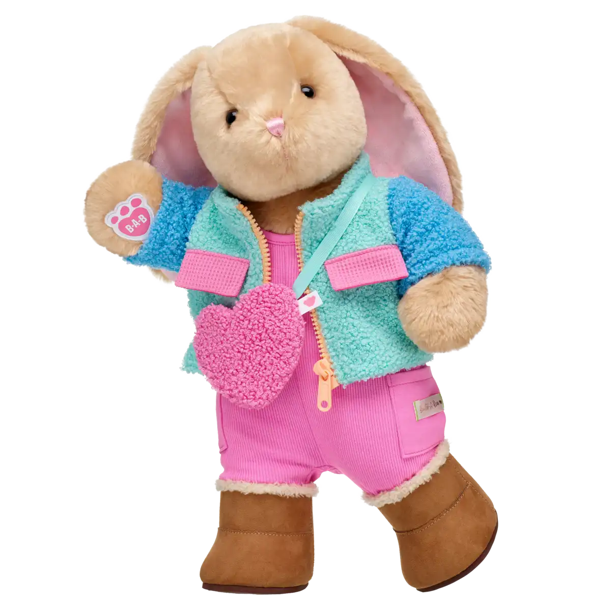 Pink Heart Crossbody-Tasche