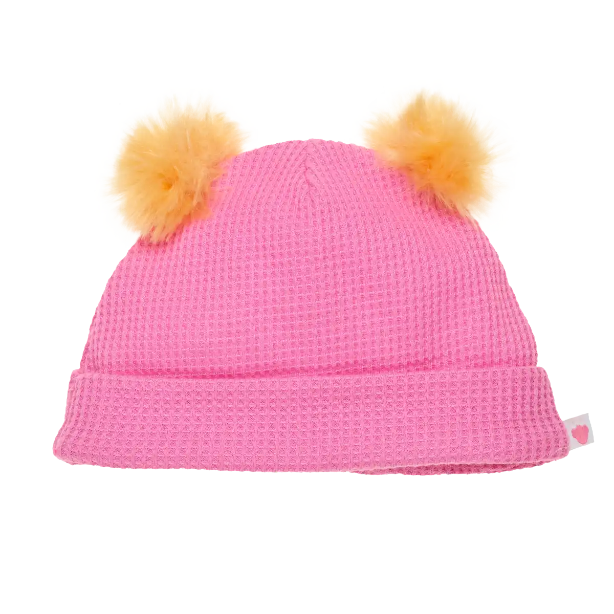 Rosa Waffelmütze