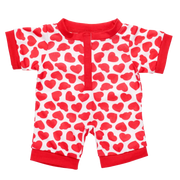 Rød/hvid hjerte sleeper