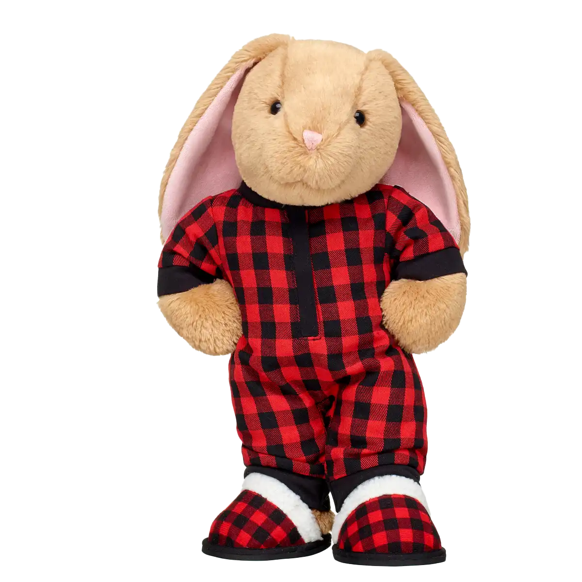 Rot karierte Slippers