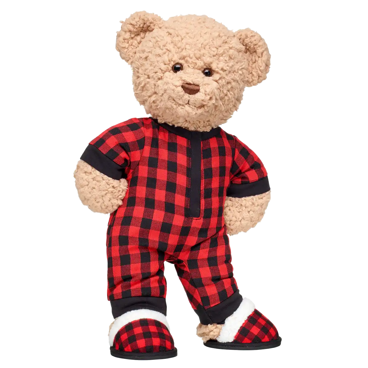 Rot karierte Slippers