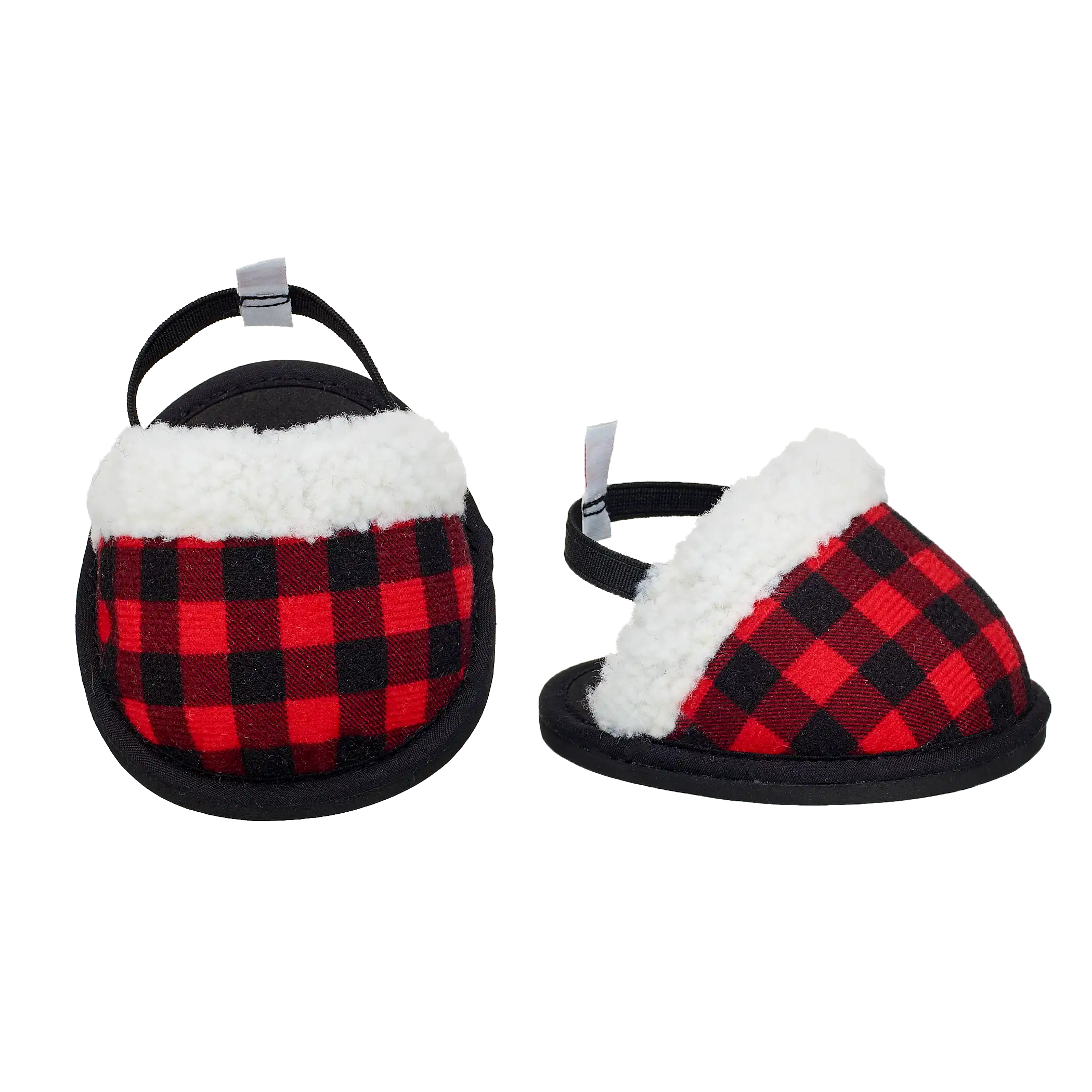 Rot karierte Slippers