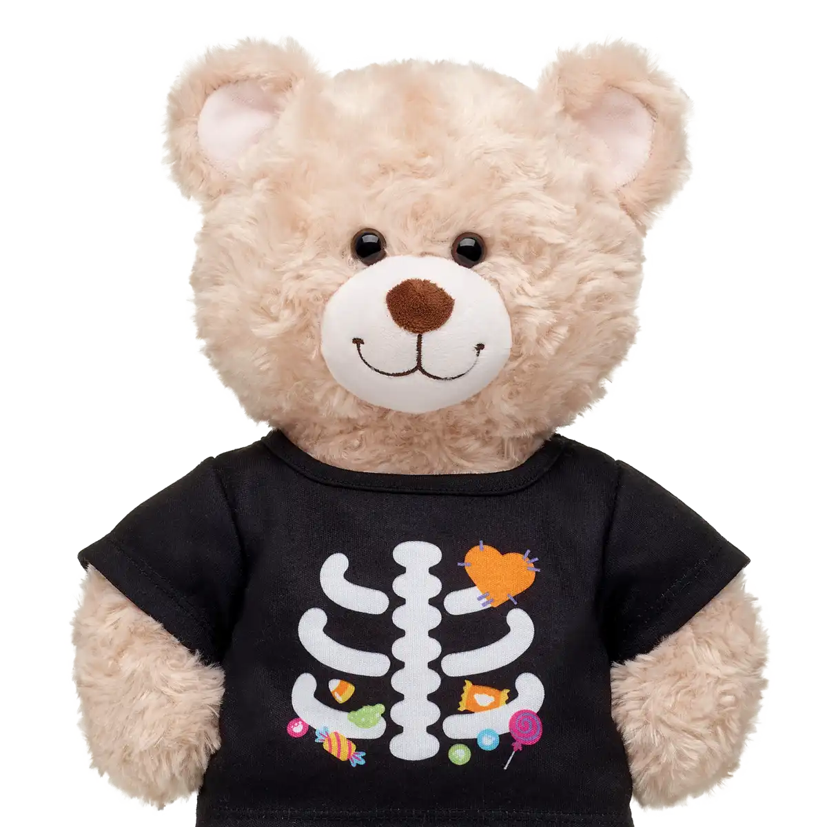 Sort t-shirt m. skelet