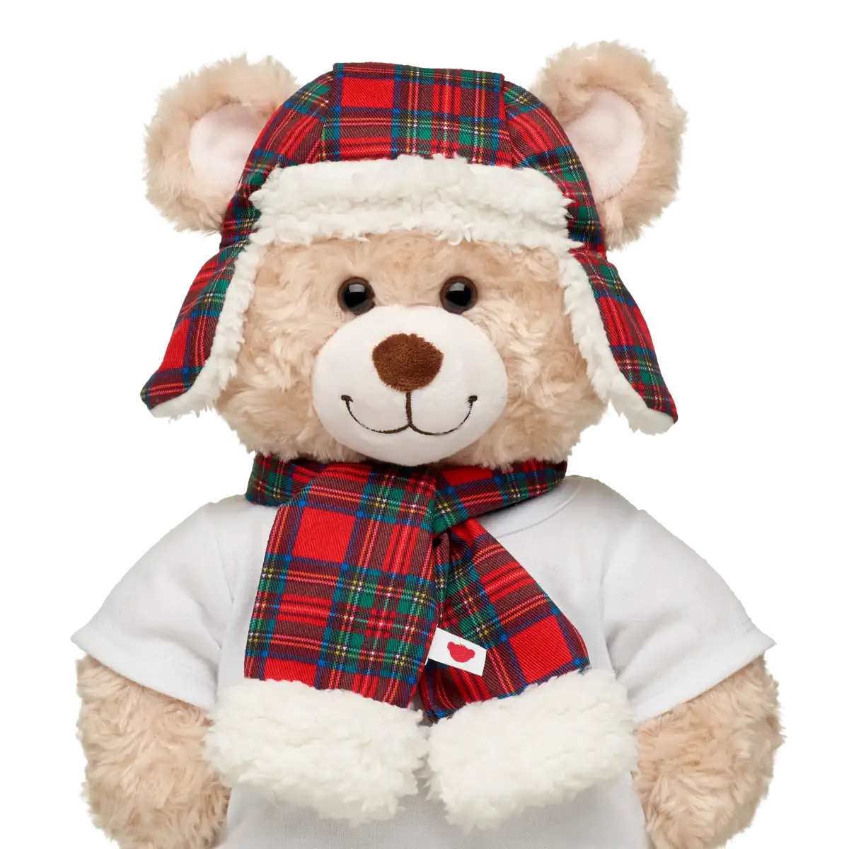 Tartan hat og halstørklæde