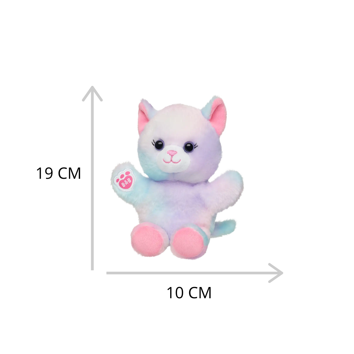 Mini Beans Pastel Swirl Kitty